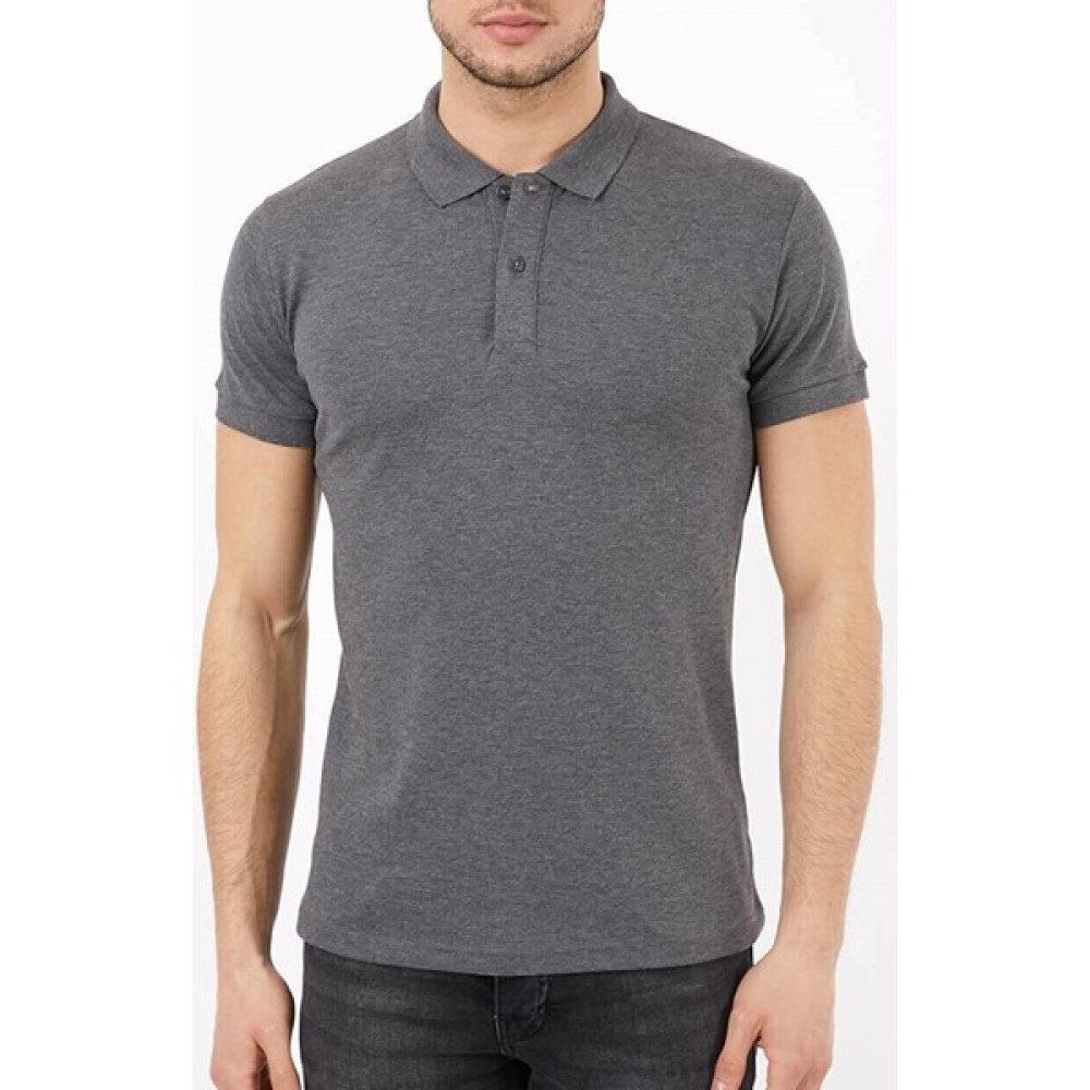 Belifanti Collection Erkek Polo Yaka Tişört T-Shirt Füme Erkek T-shirt Fiyatı
