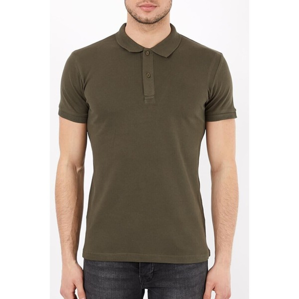 Belifanti Collection Erkek Polo Yaka Tişört T-Shirt Haki Erkek T-shirt Fiyatı
