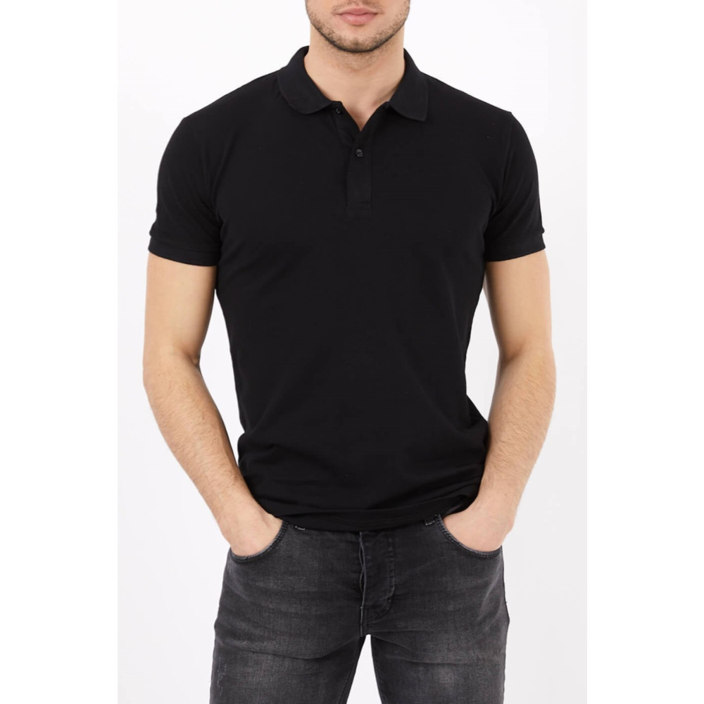 Belifanti Collection Erkek Polo Yaka Tişört T-shirt Siyah M Beden Erkek T-shirt Fiyatı