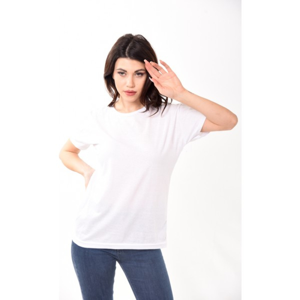 Belifanti Collection Kadın Basic Bisiklet Yaka Kısa Kollu T-Shirt Tişört Beyaz Bayan T-shirt Fiyatı