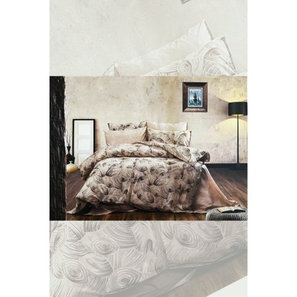 Belirtilmemiş Ada Çift Kişilik Nevresim Takımı - Kahve - 200 x 220 cm Nevresim Takımı Fiyatı