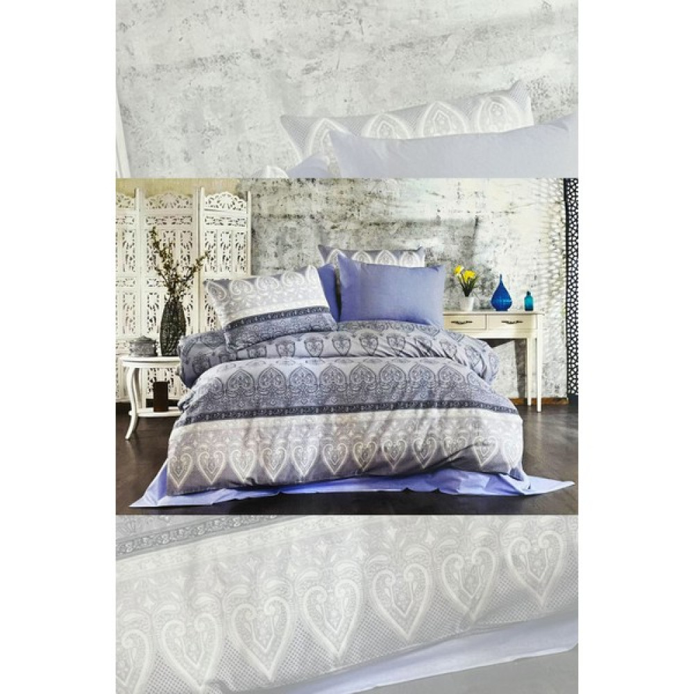 Belirtilmemiş Ada Çift Kişilik Nevresim Takımı - Mavi - 200 x 220 cm Nevresim Takımı Fiyatı