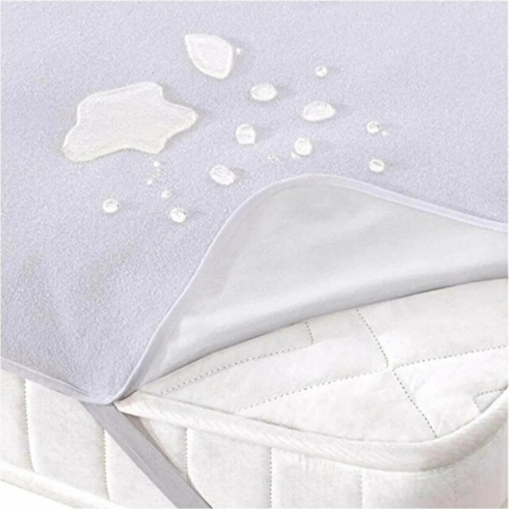 Belirtilmemiş Çift Kişilik Lastikli Sıvı Geçirmez Yatak Koruyucu Alez - Gri - 180 x 200 cm Alez / Yatak Koruyucu Fiyatı