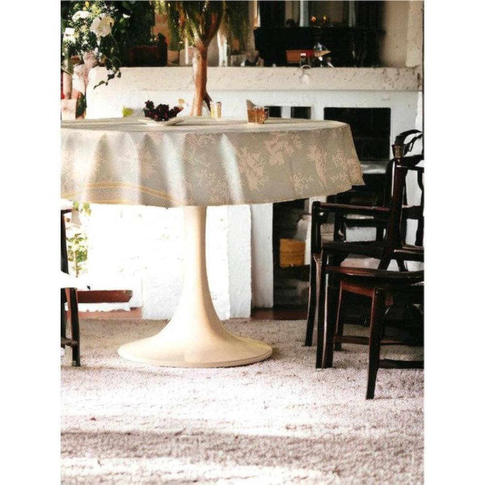 Belirtilmemiş Madame Coco Pvc Masa Örtüsü - 100 x 140 cm - Beyaz - Açık Mavi Masa Örtüsü Fiyatı