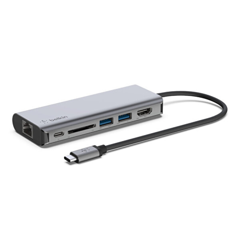 Belkin Avc008Btsgy Usb-C 6'lı Hub Bilgisayar Çevirici ve Adaptörü Fiyatı