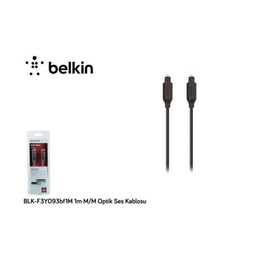 Belkin Blk-F3y093bf1m 1M M/M Optik Ses Kablosu Görüntü Kablosu Fiyatı
