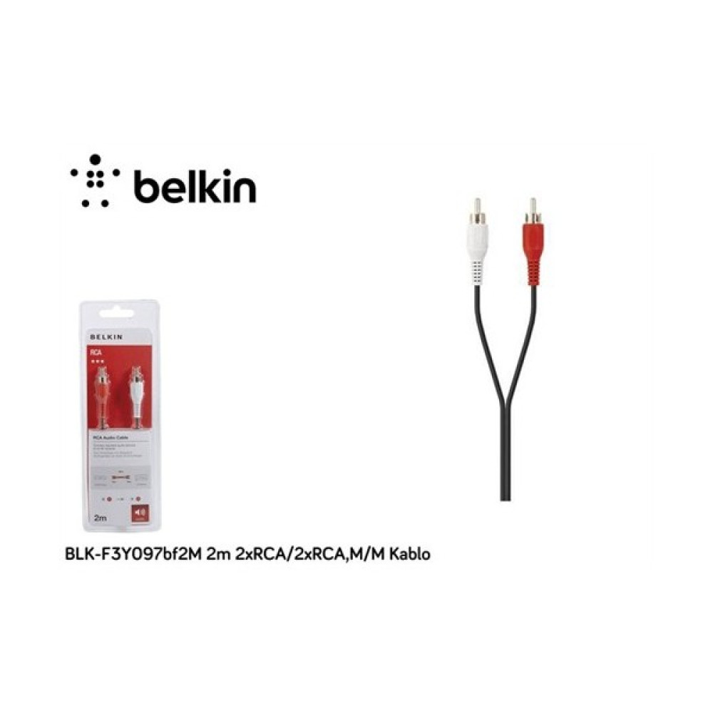 Belkin Blk-F3y097bf2m 2M 2Xrca/2Xrca,M/M Kablo Oto Boyaları Fiyatı