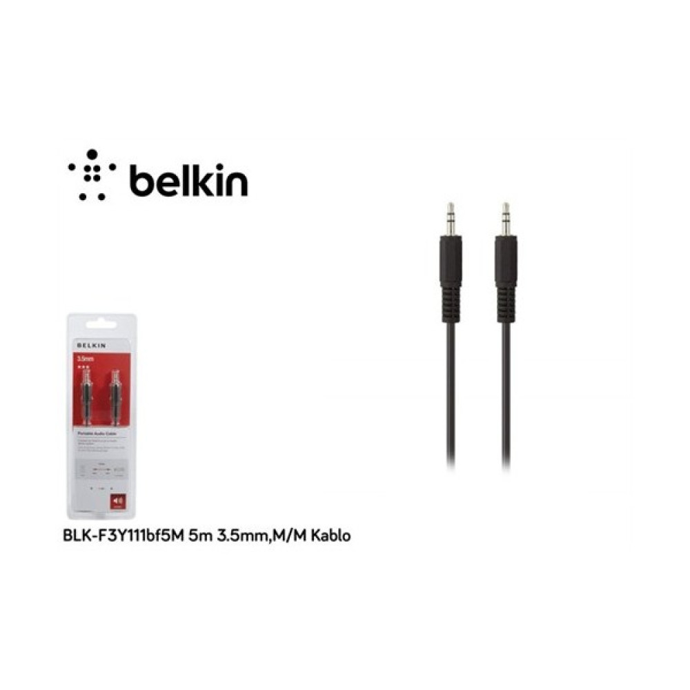Belkin Blk-F3y111bf5m 5M 3.5Mm,M/M Kablo Oto Boyaları Fiyatı