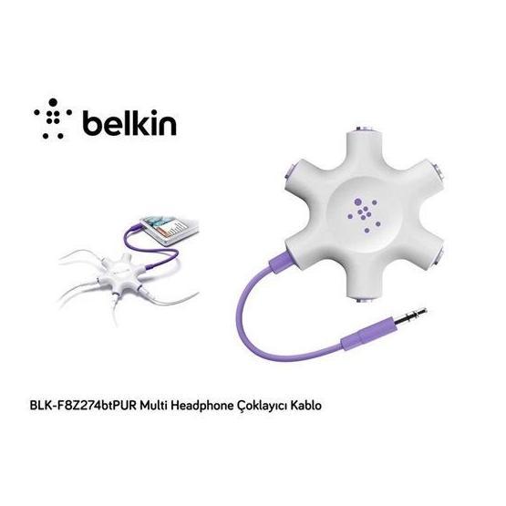 Belkin BLK-F8Z274BTPUR Multi Headphone Çoklayıcı Kablo