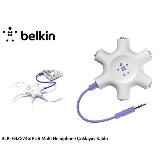 Belkin BLK-F8Z274BTPUR Multi Headphone Çoklayıcı Kablo