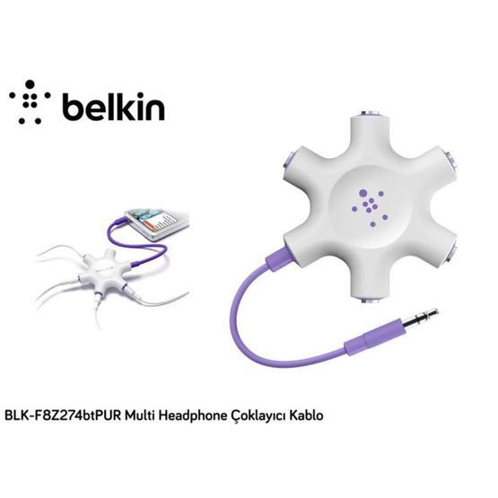 Belkin BLK-F8Z274BTPUR Multi Headphone Çoklayıcı Kablo