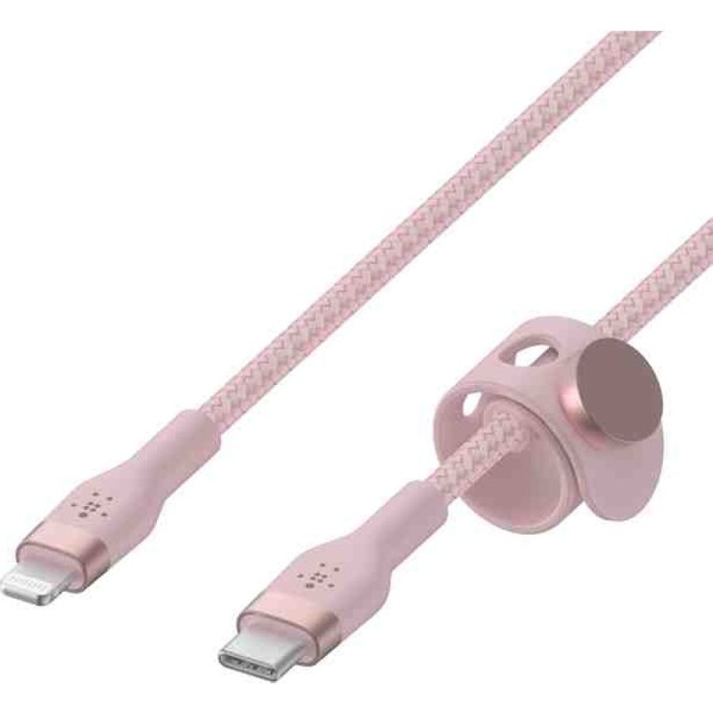 Belkin Boostcharge Pro Flex Örgülü Usb-C To Lightning Kablosu 1 Metre Pembe Cep Telefonu Kablosu Fiyatı
