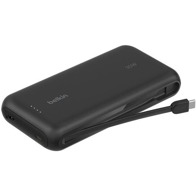 Belkin BPB024HQBK 20K 30W Powerbank – Entegre USB‑C Kabloyla - Siyah - Altın Taşınabilir Şarj Cihazı - Powerbank Fiyatı