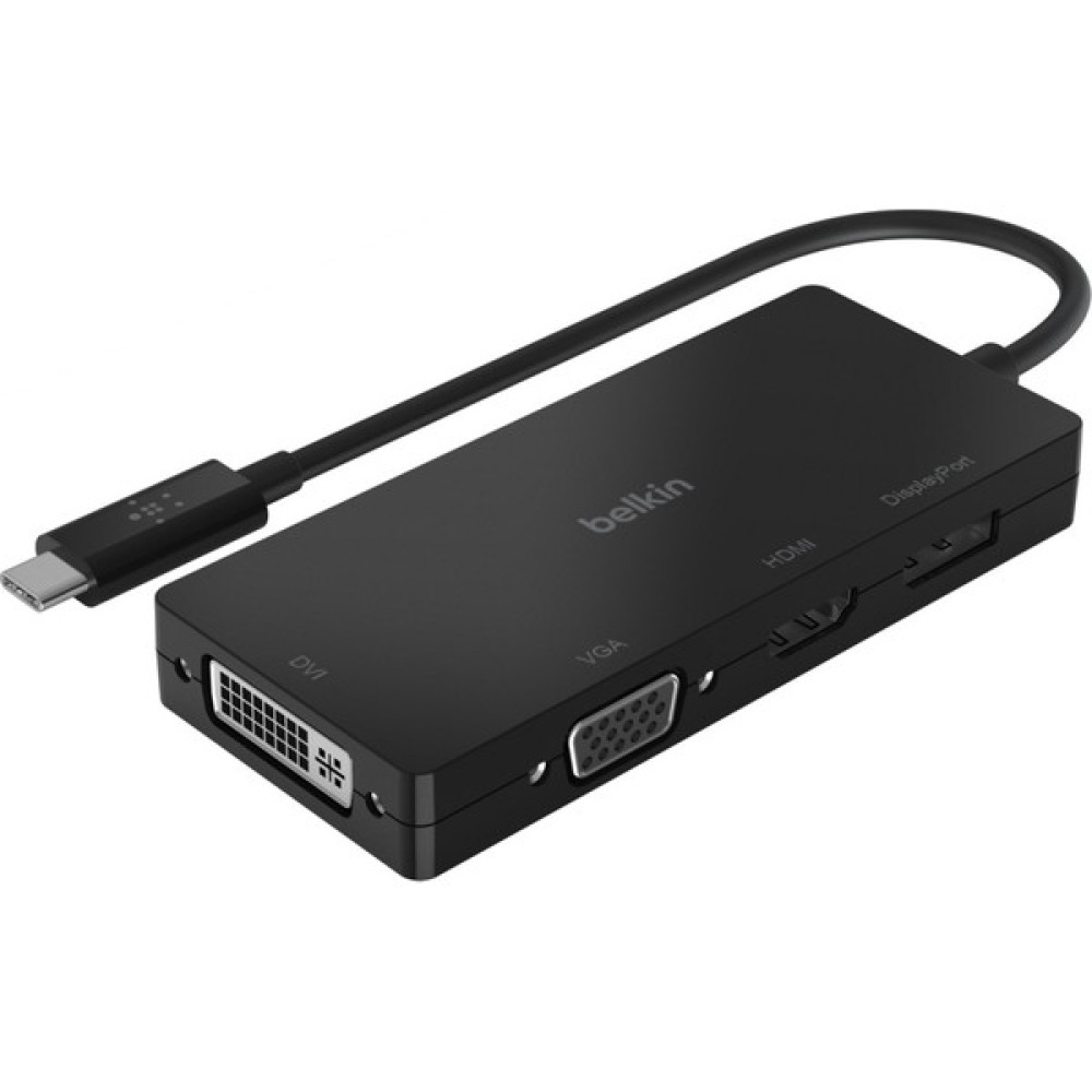 Belkin Multiport Usb-C Adaptör (Usb-C Video Adaptörü - Vga, Dvı, 4K Hdmı, 4K Displayport Girişleri) Usb-C Çıkışlı Bilgisayarınızı Bütün Görüntüleme... Bilgisayar Çevirici ve Adaptörü Fiyatı