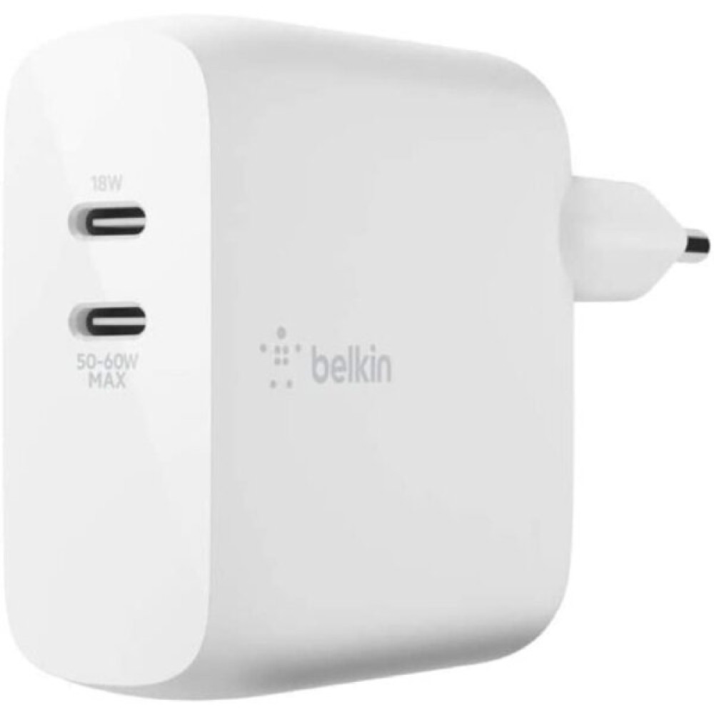 Belkin Wch013Vfwh Çift Usb-C Power Delivery Gan 68 W Duvar Şarj Cihazı Tablet Şarj Cihazı Fiyatı