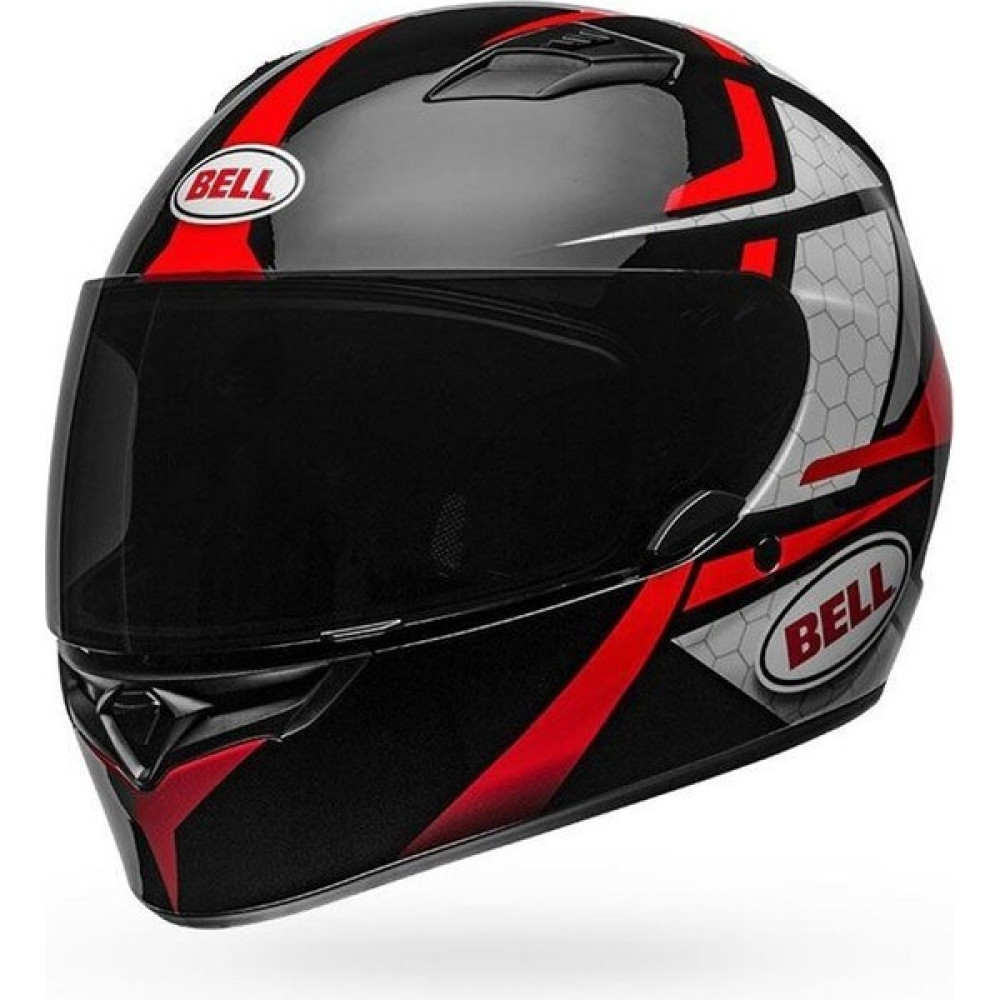 Bell Kask Qualifier Flare (Parlak Siyah-Kırmızı) - XL Motorsiklet Kaskları Fiyatı