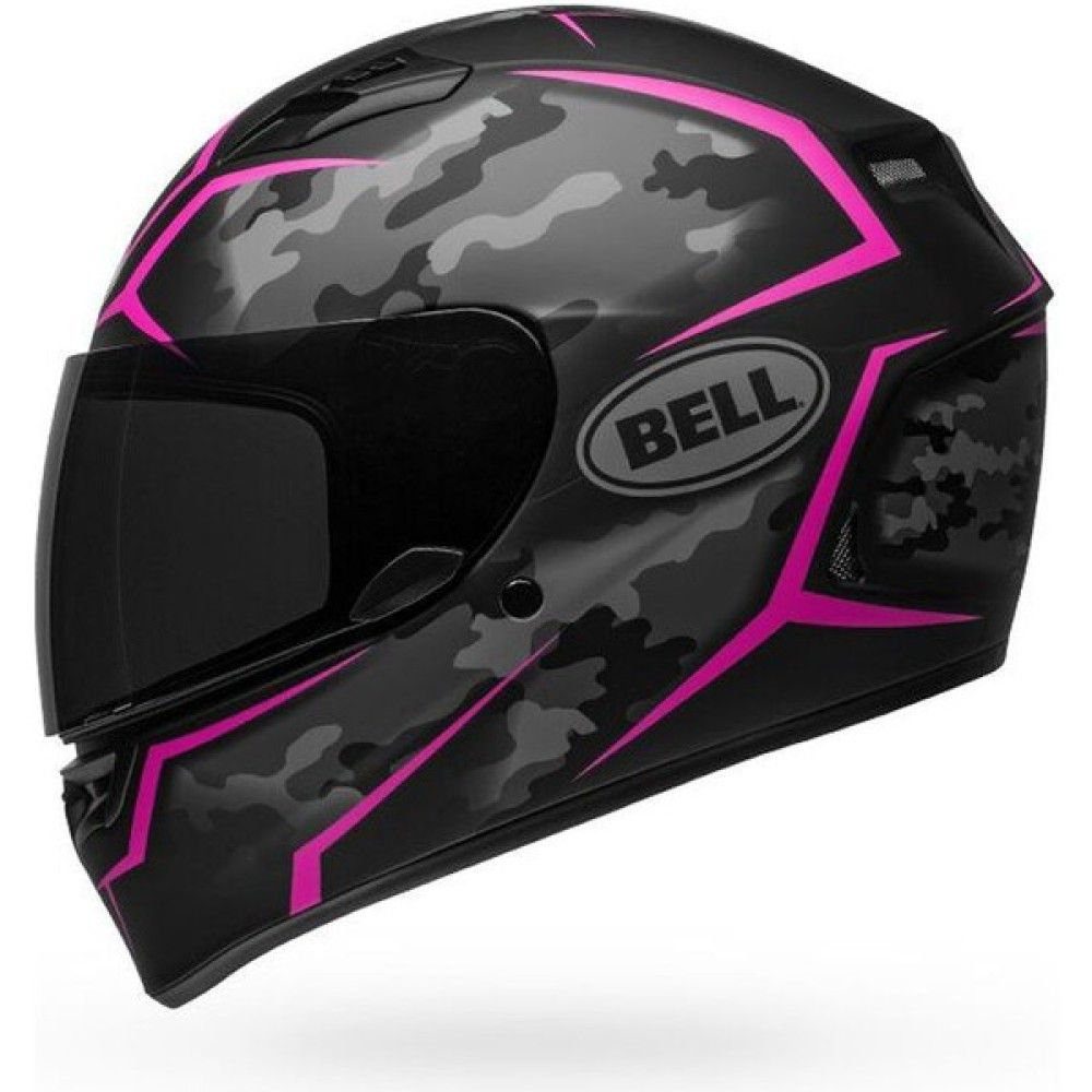 Bell Ps Qualıfıer Stealth Matt Siyah-Pembe Motosiklet Kaskı - 2XL Motorsiklet Kaskları Fiyatı