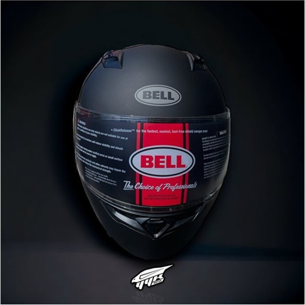 Bell Qualifier Kapalı Motosiklet Kask Şeffaf Vizör - S - Siyah Motorsiklet Kaskları Fiyatı