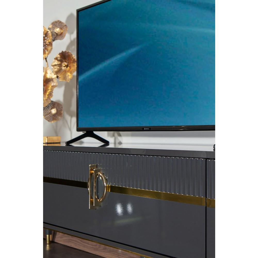 Bella 200X45 Kapakli Tv Unitesi - Antrasit Tv Ünitesi / Sehpası Fiyatı