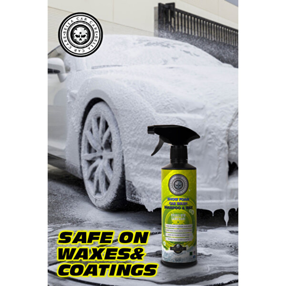 BELLA CAR CARE Cilalı Oto Şampuan Araç Ve Araba Yıkama Parlatma Şampuanı Cilalı Ph Nötr Şampuan Oto Yıkama Ürünleri Fiyatı