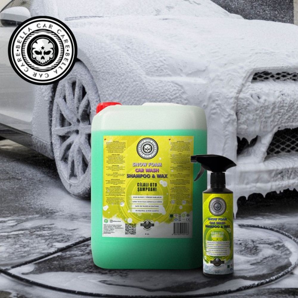 Bella Car Care Cilalıph Nötr Oto Şampuan 4 Litre Konsantre Ürün - 4 kg Oto Yıkama Ürünleri Fiyatı