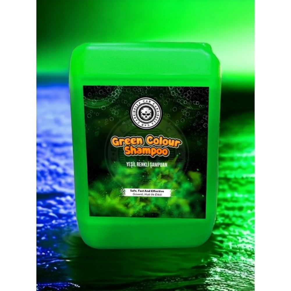 Bella Car Care Renkli Köpük Şampuan Yeşil 4 kg Konsantre Ph Nötr Kostiksiz Araba Oto Yıkama Şampuanı Renkli Oto Yıkama Ürünleri Fiyatı