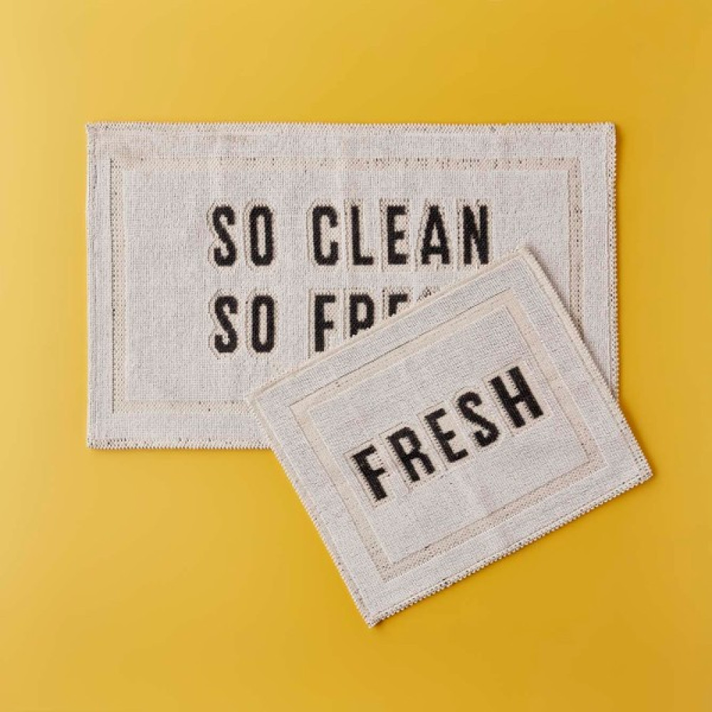 Bella Maison Clean Fresh Paspas Takımı Beyaz (60X100 - 50X60 Cm) Klozet Takımı Fiyatı