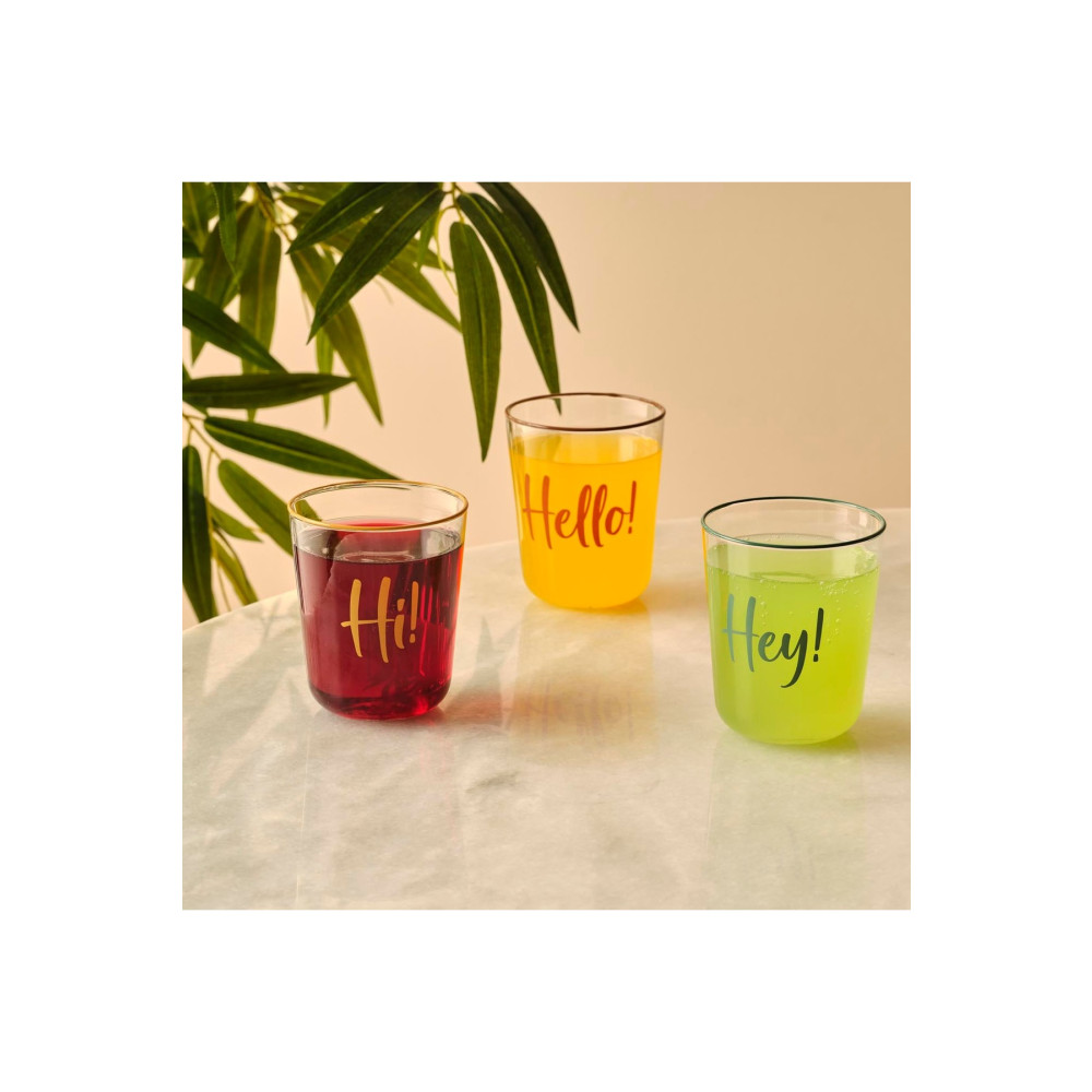 Bella Maison Hello Bardak 3lü (350 CC) Fincan / Bardak / Kahve Takımı Fiyatı