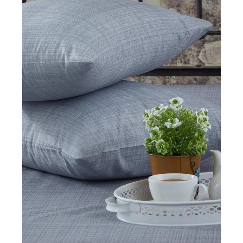 Bella Ragezza 2'li 50X70 cm Ranforce Gri Yastık Kılıfı - 50 x 70 cm Yastık Kılıfı Fiyatı