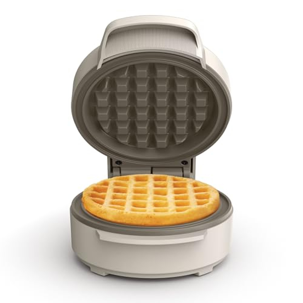 bella Snack-n-Store Mini Waffle Maker, EverGood™ Ceramic Nonstick Coating, Cord Wrap, Ready Indicator Light & Cool Touch Handles, Stackable Design & Customizable Plates, 350 Watt, Oatmilk Waffle Maker Fiyatı