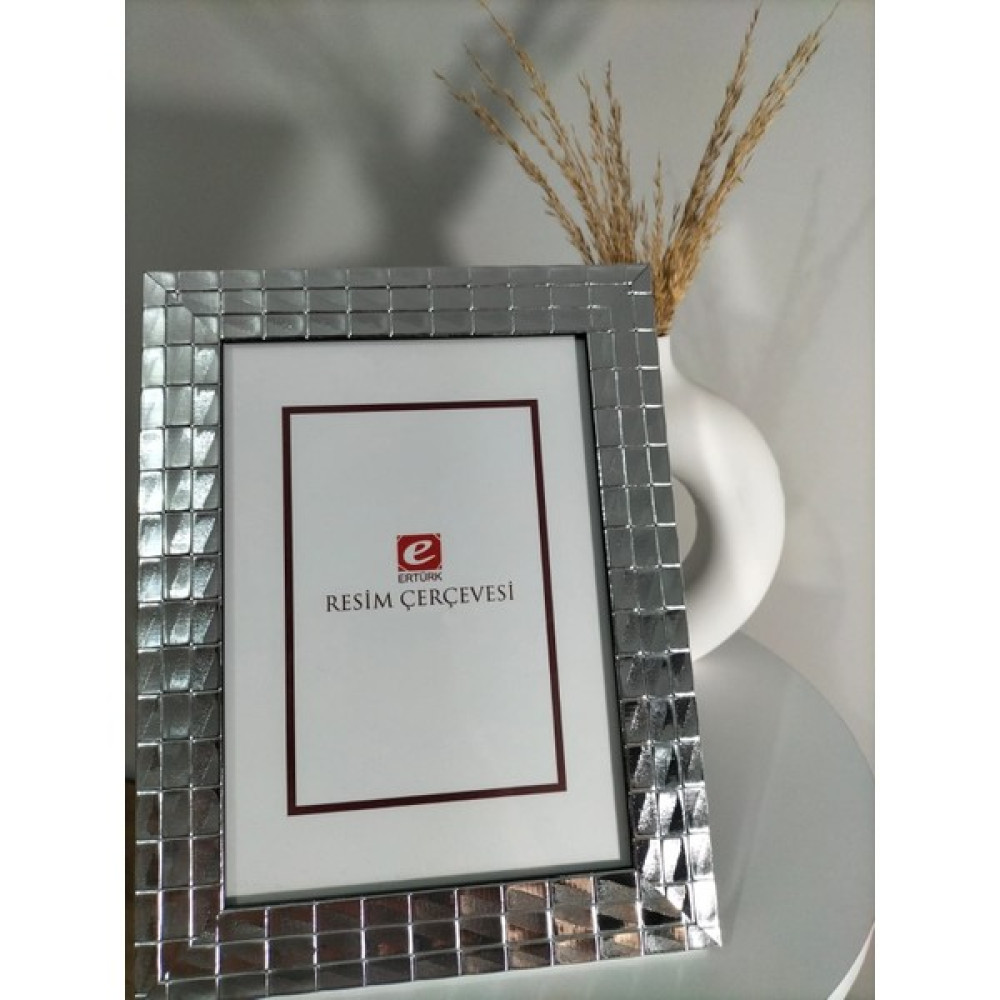 Bellarte Ayarlanabilir Baklava Desen Fotoğraf Çerçevesi - Gümüş - 13 x 18 Resim & Fotoğraf Çerçevesi Fiyatı