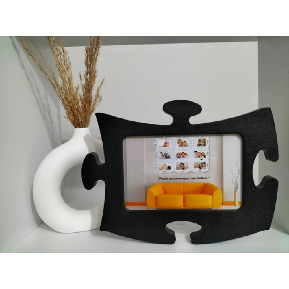 Bellarte Puzzle Özel An Çerçevesi (10X15) - Siyah Resim & Fotoğraf Çerçevesi Fiyatı