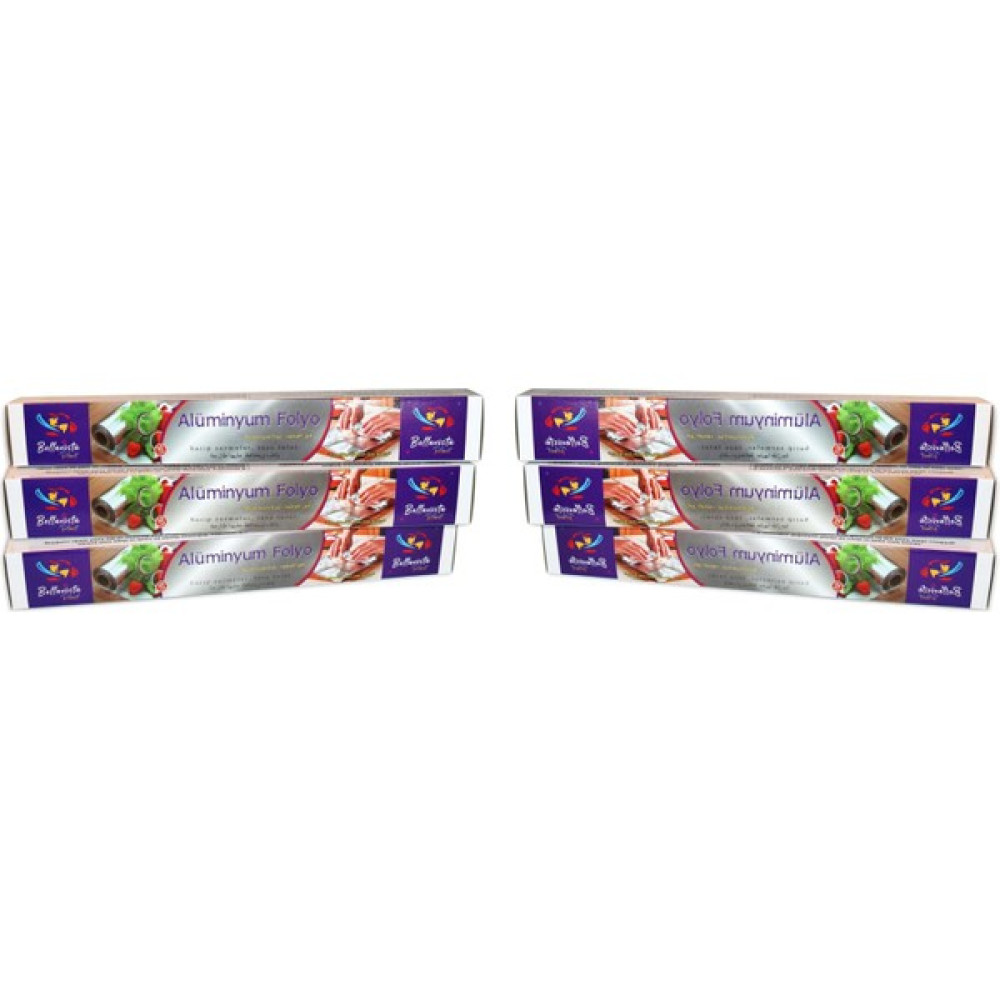 Bellavista Alüminyum Folyo 6'LI 30 cm x 15 m Alüminyum Folyo Fiyatı