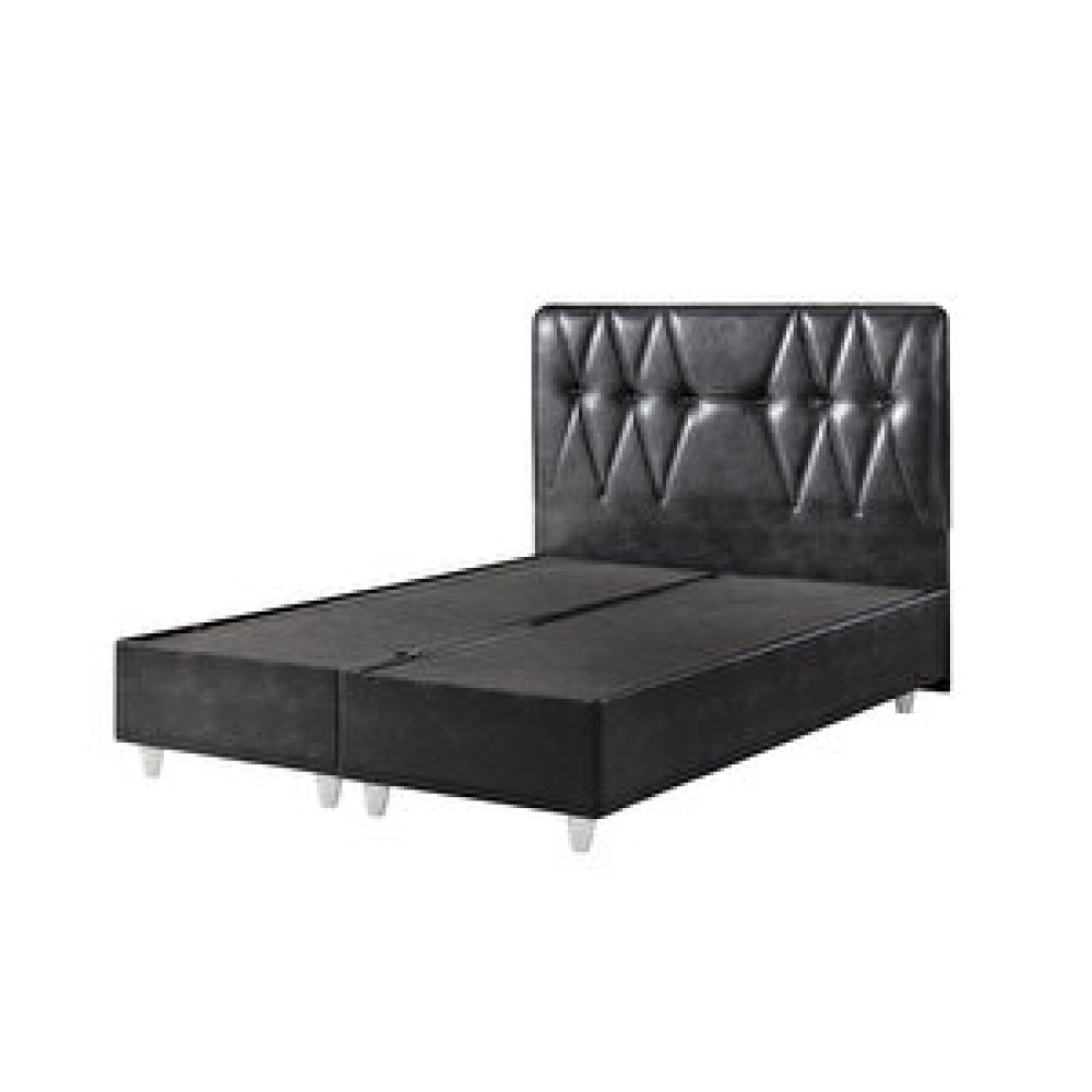 Belletto 140 X 190 Sıyah Derı Baza+başlık Baza Fiyatı
