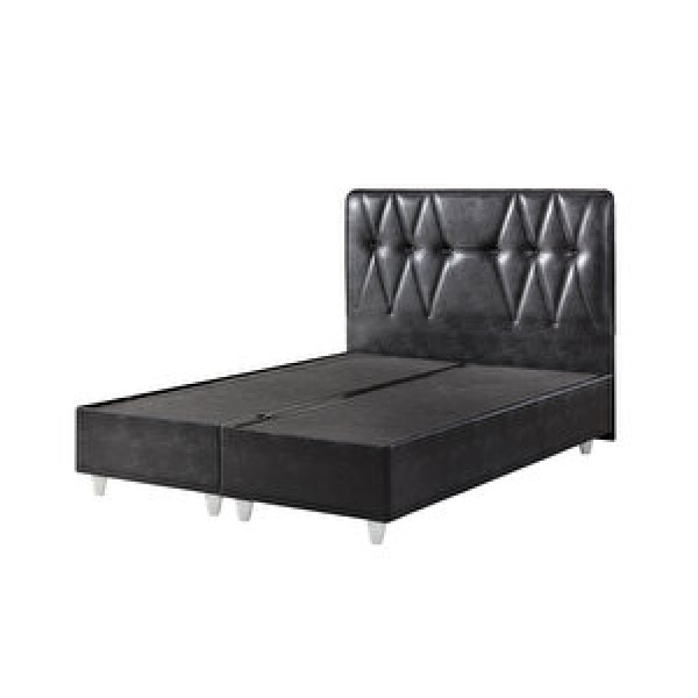 Belletto 150x200 Sıyah Derı Baza+başlık Baza Fiyatı