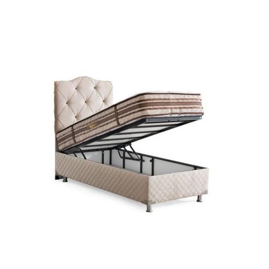 Belletto 90x190 cm Tek Kişilik Deluxe Lüx Kumaş Baza ve Başlık