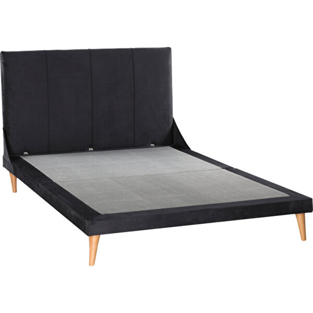Belletto Portatif Karyola+Başlık 120X200 - 120 x 200 cm - Gri Baza Fiyatı