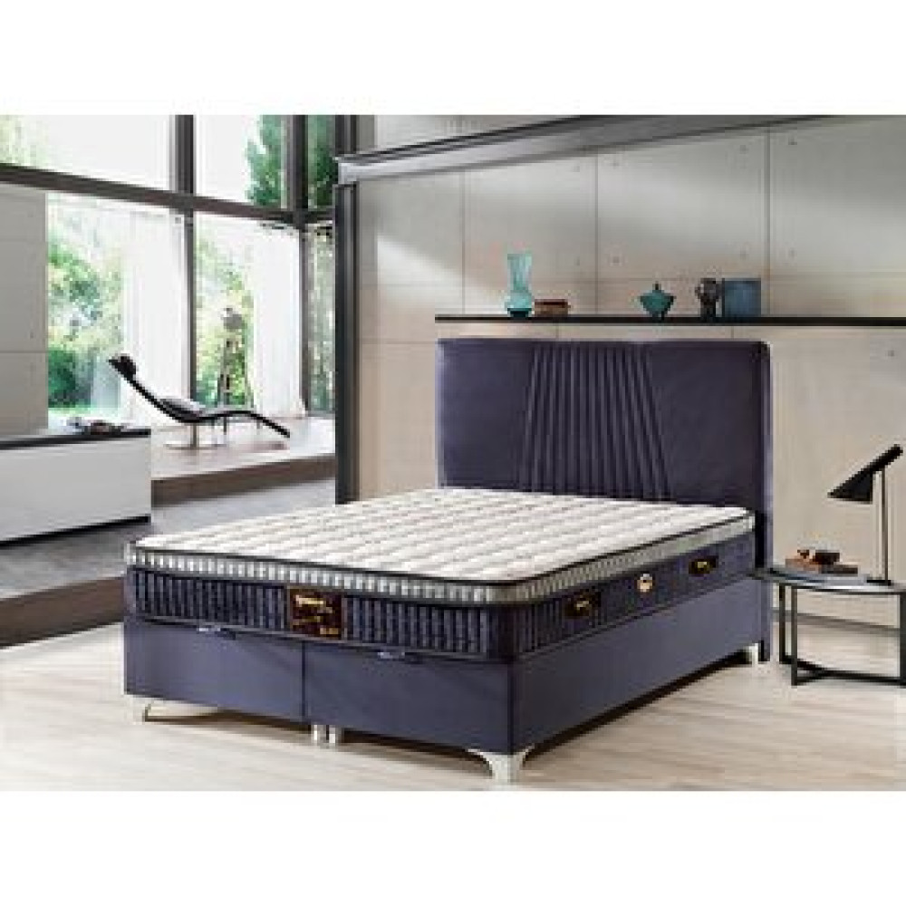 Belletto Tek  Kişilik Leonida Set ( Yatak + Baza + Başlık ) 90x190 cm Yatak Fiyatı