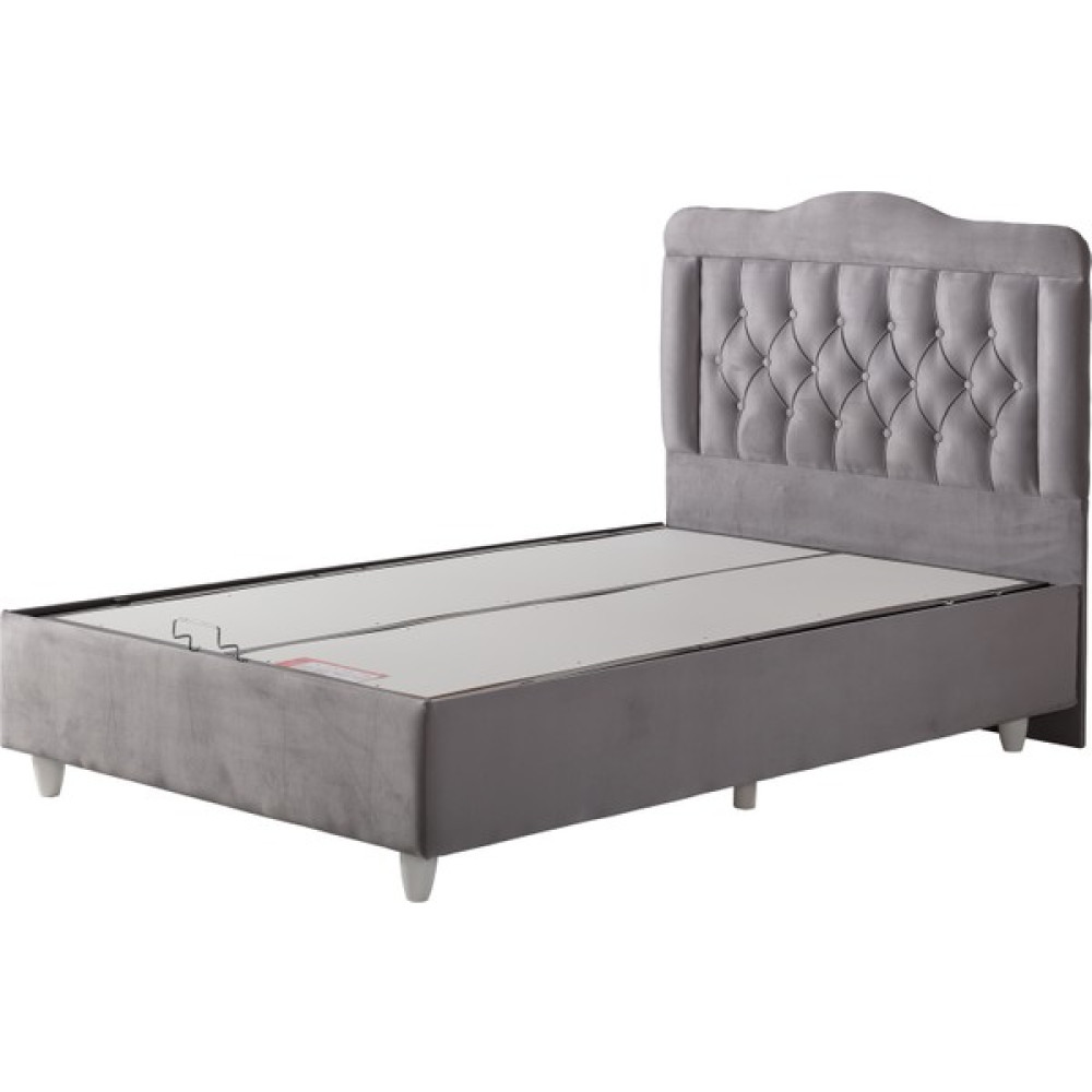 Belletto Tek Kişilik Vogue Lüx Kumaş Baza Ve Başlık Gri 90 X 190 Cm Baza Fiyatı