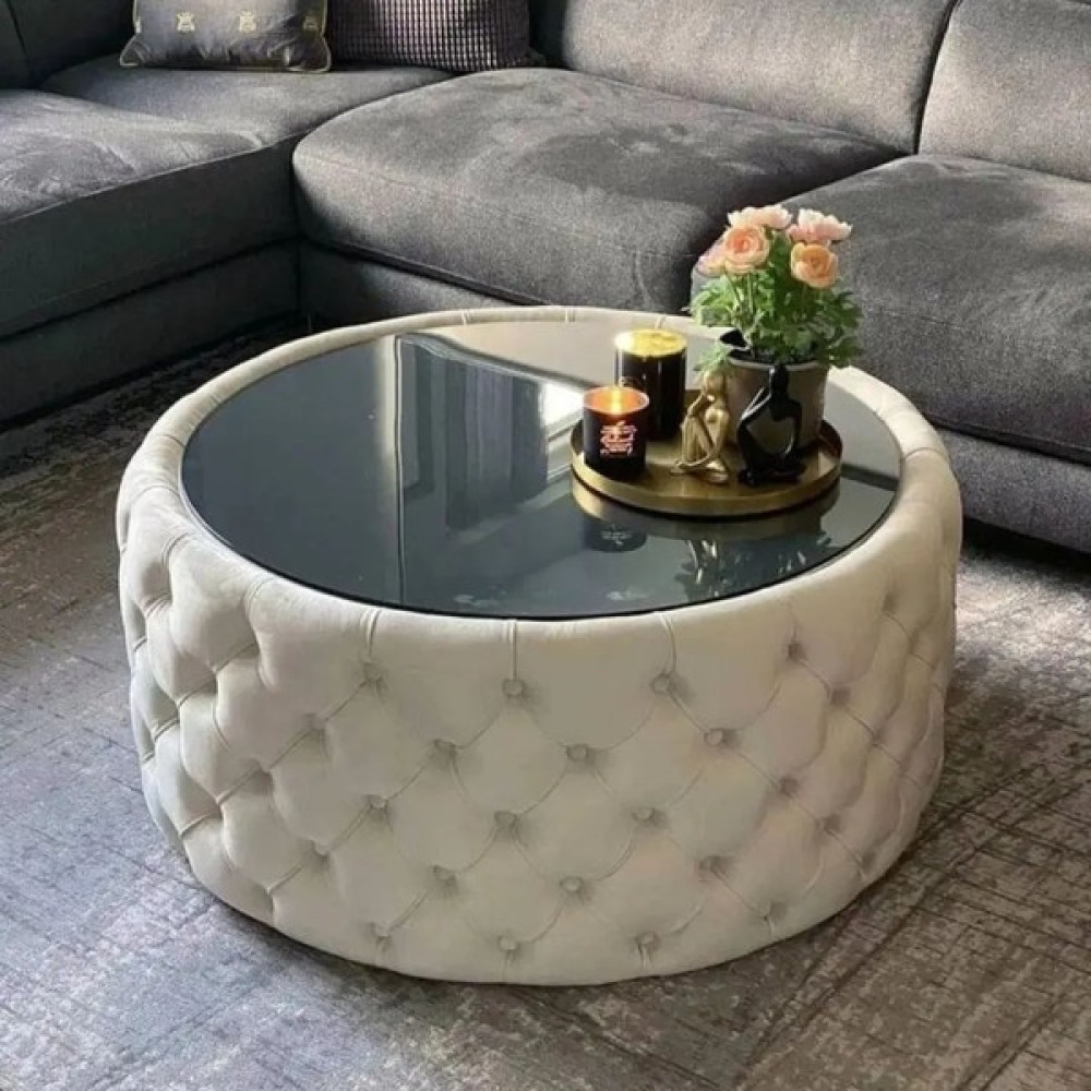 Belonti Home Camlı Orta Sehpa - Beyaz Orta Sehpa Fiyatı