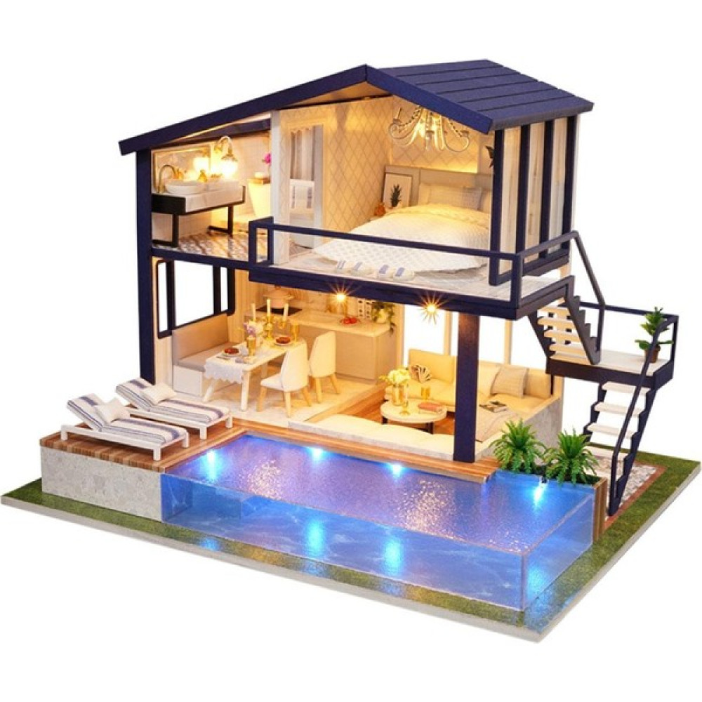 Belovee El Sanatları Bebek Ev Mobilya Tam Set Ahşap Romantik Villa Kendi Montajı (Yurt Dışından) Bebek Oyuncakları Fiyatı