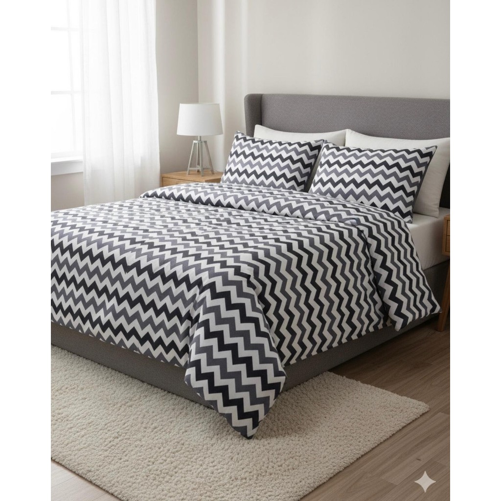 Belsina Pamuklu Çift Kişilik Fermuarlı Nevresim & Yorgan Kılıfı 200X220 cm - Antrasit - Siyah - 200 x 220 cm Nevresim Takımı Fiyatı