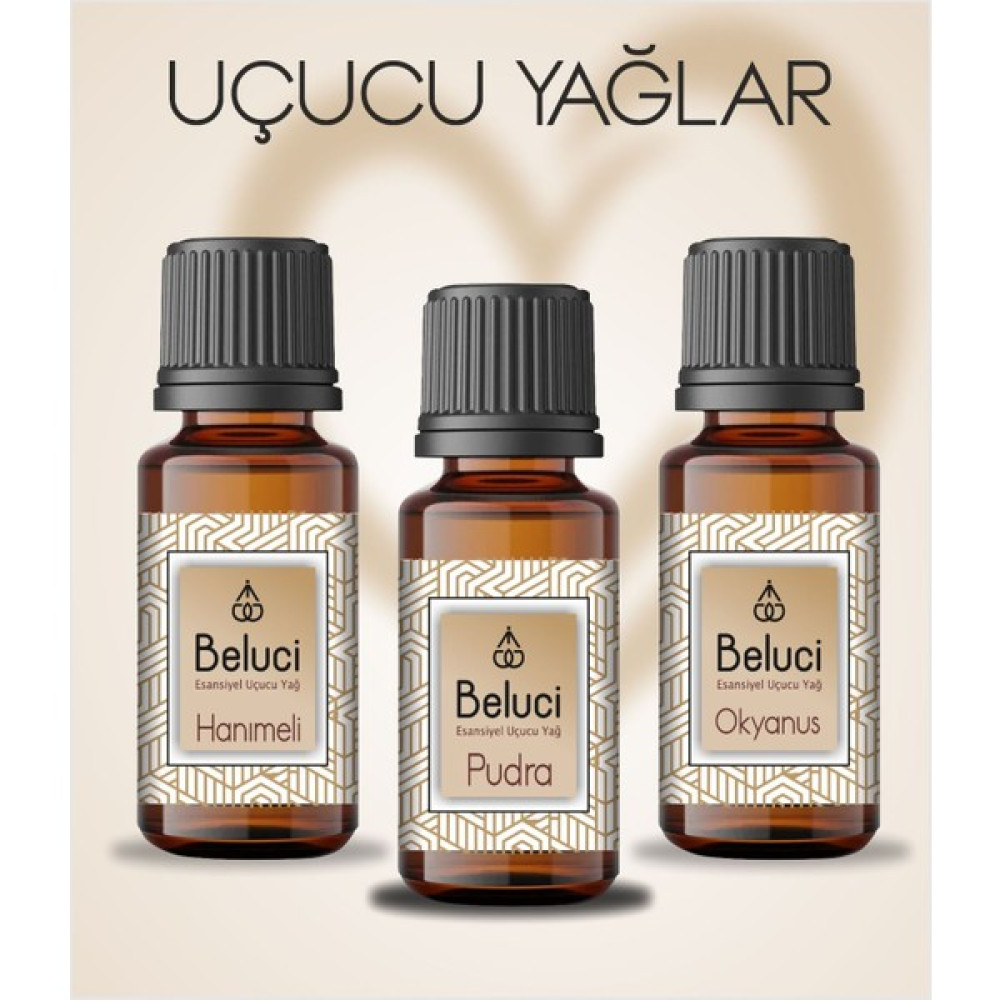 Beluci Pudra Hanımeli Okyanus Uçucu Yağ, Buhurdanlık Yağı, Uçucu Yağlar, Oda Kokusu, Difüzör Yağ10 ml Oda Kokusu Fiyatı