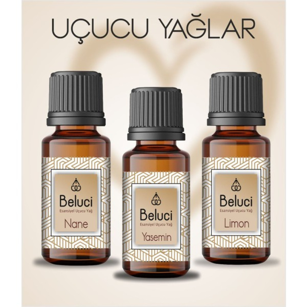 Beluci Yasemin Nane Limon Uçucu Yağ, Buhurdanlık Yağı, Uçucu Yağlar, Oda Kokusu, Difüzör Yağ10 ml Oda Kokusu Fiyatı