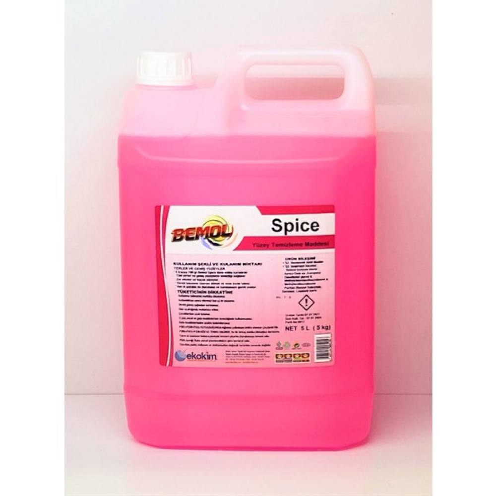 Bemol Spice 5 Litre Yüzey Temizleme Maddesi Çiçek Kokulu - Pembe Oto Boyaları Fiyatı