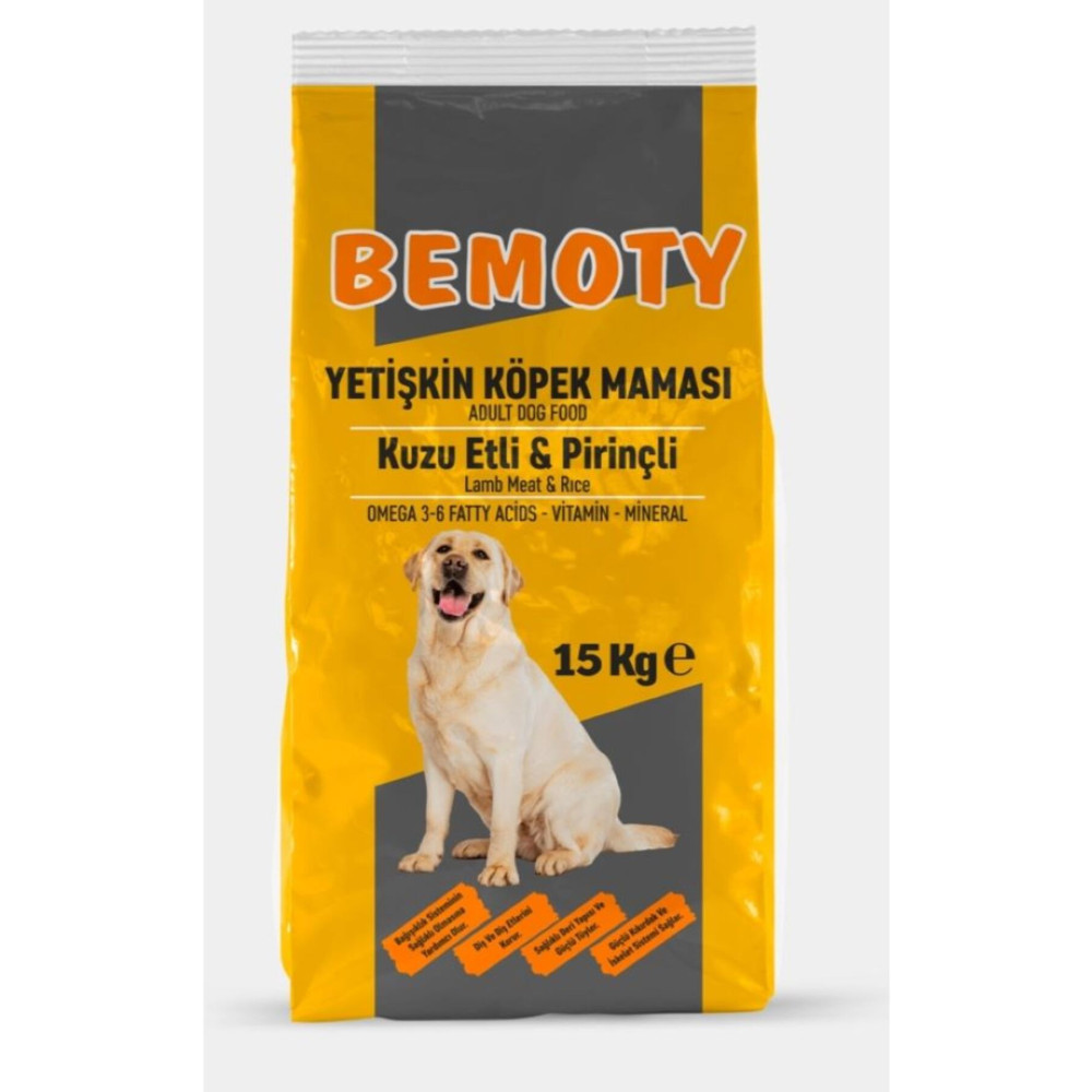 BEMOTY KUZU ETLİ YETİŞKİN KÖPEK MAMASI 15 KG Evcil Hayvan Ürünleri Fiyatı
