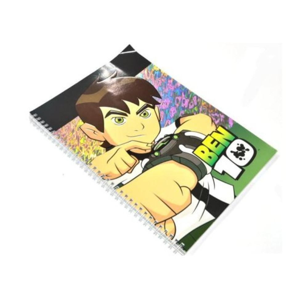 Ben 10 (A4) 80 Yp. Yaldızlı Gofreli Defter - Çizgili Defter Fiyatı