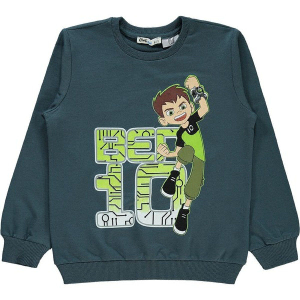 Ben 10 BEN10 Erkek Çocuk Sweatshirt 6-9 Yaş Antrasit Erkek Çocuk Sweatshirt Fiyatı
