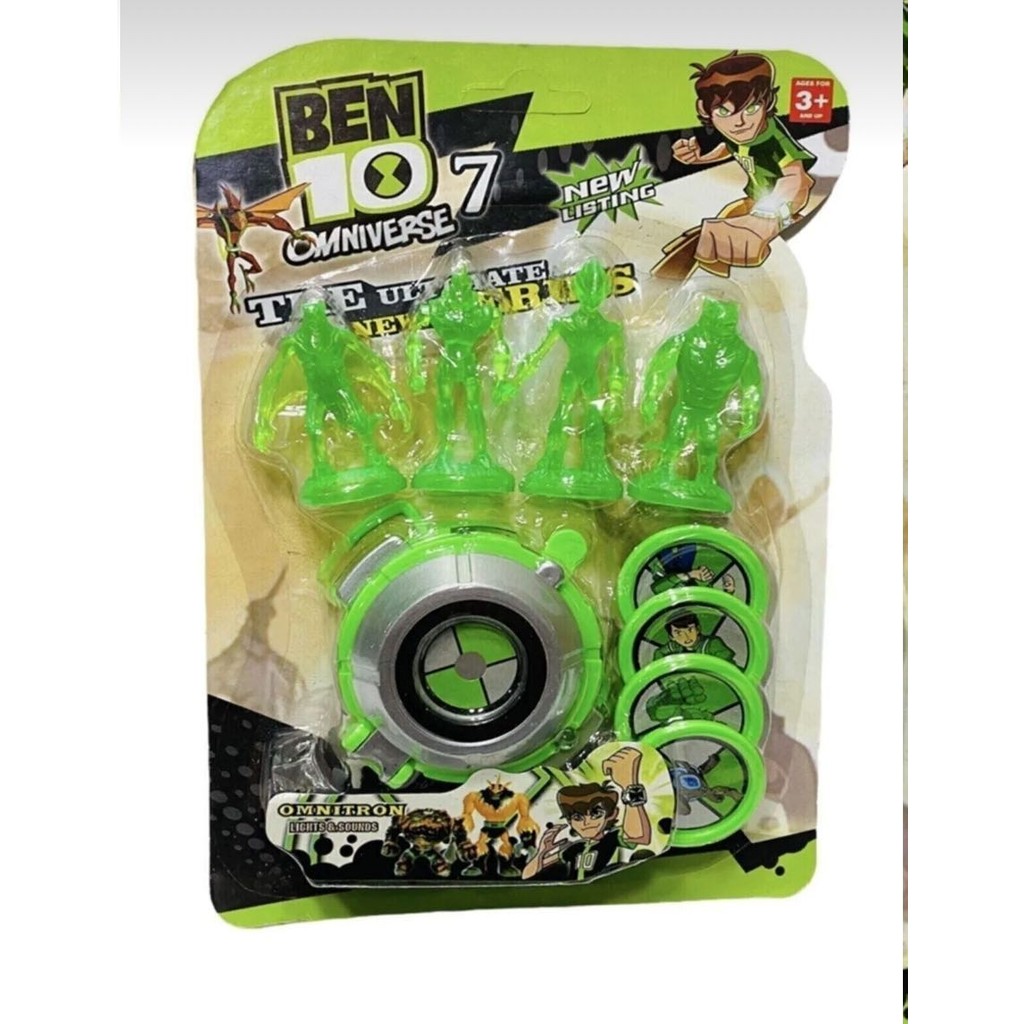 Ben 10 Saat Işıklı Sesli Disk Atan 4 Figürlü Saat - Açık Yeşil Diğer Fiyatı