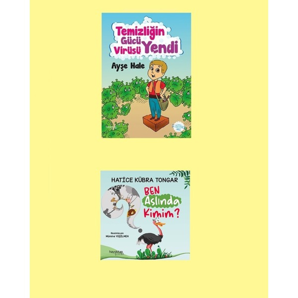 Ben Aslında Kimim- Hatice Kübra Tongar - Temizliğin Gücü Virüsü Yendi 2li Set Çocuk Masal Fiyatı